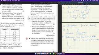 A level Edexcel maths Applied year 2 Review exercise 1 [upl. by Abrams]