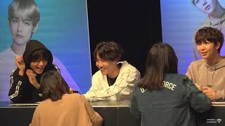 180408 25 BTS Puma Turin fansign 4K JHope focus [upl. by Damicke914]