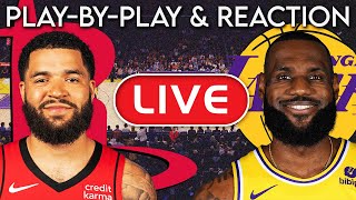 Los Angeles Lakers vs Houston Rockets LIVE PlayByPlay amp Reaction [upl. by Giddings782]