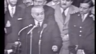 Balbín en el funeral de Perón “Un viejo adversario despide a un amigo” 1974 [upl. by Currier]