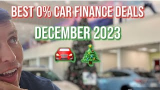 Best 0 Car Finance Deals in Decemeber 2023 🚘 Check out these 7 Car Deals 🎄 [upl. by Jesh]