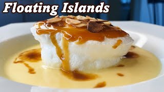 floating islands dessert french Custard sauce recipe easy  Quick caramel sauce recipe [upl. by Slavic148]