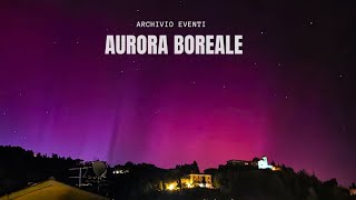 AURORA BOREALE visibile dallItalia  Lo SPETTACOLO sui cieli Italiani [upl. by Gnov]