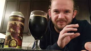 Beer Review 3947 Armada Brewing  Nights Executioner CT USA Beer CraftBeer [upl. by Ahsuas277]