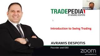 Tradepedia’s CEO delivering a live Facebook webinar introducing the Avramis Swing Indicator [upl. by Born318]