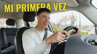 Mi primera vez conduciendo 🤣 [upl. by Akinehc]