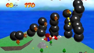 SM64  Mario Wings to the Sky  Coinless [upl. by Aicilihp]