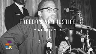 FREEDOM AND JUSTICE 1963 – A TV Interview With Malcolm X [upl. by Ahsyekal366]