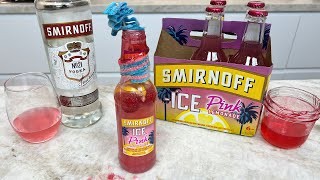 Glittery Pink Lemonade Smirnoff Ice [upl. by Cralg]