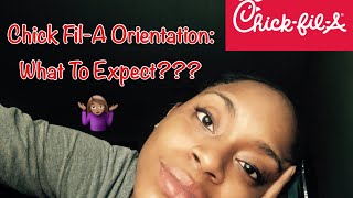 ChickFilA Orientation What To Expect🤷🏽‍♀️ [upl. by Yeclehc]