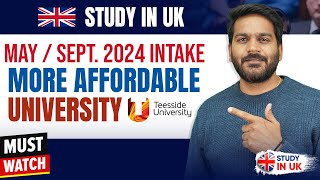 Teesside University May amp September 2024 Intake  Admission Open  Study in UK [upl. by Marras377]