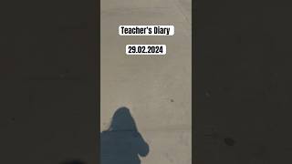 Teacher’s Diary29022024 youtubecreators teacherlife minivlog challenge [upl. by Simon]