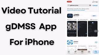 gDMSS gDMSS Lite How to Configure gDMSS Lite iPhone App [upl. by Shaylyn89]