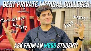 Best amp Low Merit Private Medical Colleges in Pakistan  Private Medical Colleges Admissions 202223 [upl. by Akerboom]