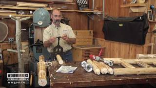 Woodworking Project Tips  Making Rustic Furniture  The Basics [upl. by Haceber469]