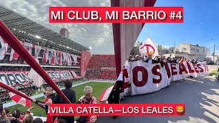 MI CLUB MI BARRIO UN CLÁSICO CON LA BARRA DE ESTUDIANTES LOS LEALESVILLA CATELLA [upl. by Uoliram]