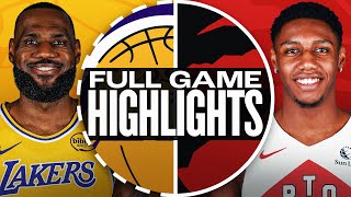 LAKERS at RAPTORS  FULL GAME HIGHLIGHTS  November 1 2024 [upl. by Tibold]