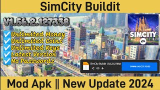 New Update Simcity Buildit  Unlimited Money Free Shopping  v1562  Mod Apk  Gameplay [upl. by Hakaber410]