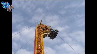 PREMIERE STEEPEST ROLLERCOASTER quotCOOL amp FRESHquot HINZEN  DE TILBURGSE KERMIS THE NETHERLANDS 2004 [upl. by Carlo976]