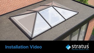 Stratus Lantern Installation  Roof Lantern Installation [upl. by Onilatac]