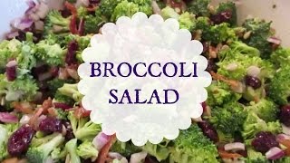 Broccoli Salad The Best Potluck Recipe [upl. by Huskey]