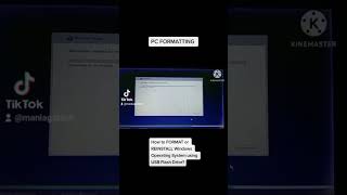PC FORMATTING using Windows 10 on my Desktop PC maniagatech windows10 reformat microsoft [upl. by Atem868]