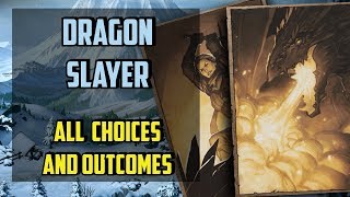 Dragon Slayer All choices  Thronebreaker the Witcher Tales  Draconic Instinct [upl. by Ailama]