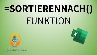 Excel Sortierennach Funktion [upl. by Ytsur]