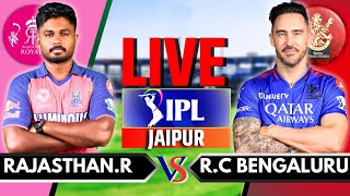 IPL 2024 Live RCB vs RR Live Match  IPL Live Score amp Commentary  Bangalore vs Rajasthan Inning 2 [upl. by Islek]