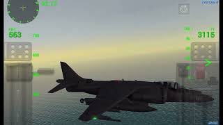 2024 Rortos Marina Militare Harrier FlightCarrier Landing 15 [upl. by Eteragram]