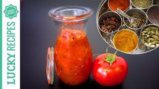 Tomaten Chutney Rezept – Leckere KetchupAlternative  Indische Rezepte [upl. by Zirkle]