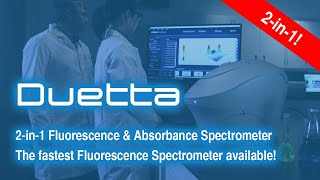 Duetta  the twoinone Fluorescence and Absorbance Spectrometer from HORIBA [upl. by Gow]