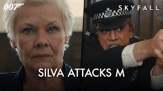 SKYFALL  Silva Attacks M – Daniel Craig Judi Dench  James Bond [upl. by Anoy964]