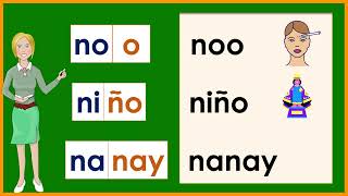 PAGBASA mga SALITANG May DALAWANG PANTIG  Aralin 3  Phonics  Reading amp Vocabulary Skills [upl. by Alrzc]