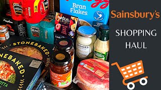 Sainsburys Food  Family grocery haul  Friday 13th of August [upl. by Zinn445]