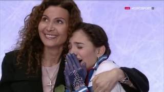 Evgenia Medvedeva  LP European Championship 2016 RU EUROSPORT [upl. by Julian42]