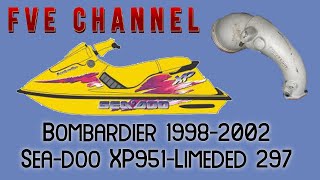 Bombardier 19982002 Seadoo XP951Limeded 297 Uitlaat lassen [upl. by Attennaej]