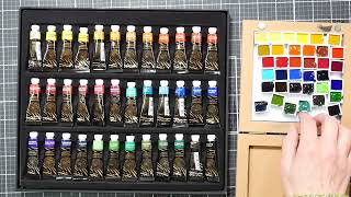 Totally worth It NEW Paul Rubens 4th Generation Watercolors 36 Set Unboxing amp Review [upl. by Ydna]