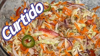 CURTIDO RECETA DELICIOSA [upl. by Lorola739]