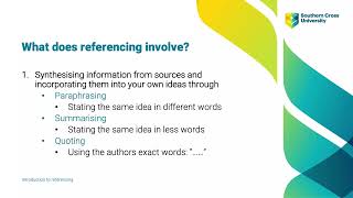 Introduction to referencing [upl. by Lydell458]