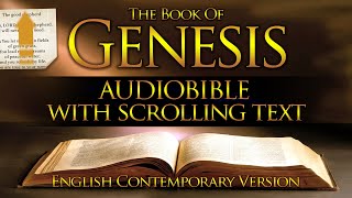 Holy Bible Audio GENESIS 1 to 50  With Text Contemporary English [upl. by Binni]