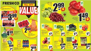 FreshCo Flyer Canada 🇨🇦  September 12  September 18 [upl. by Aiykan61]