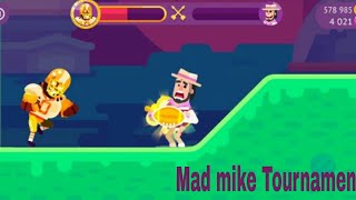 Bowmasters iOS Mad Mike Gameplay [upl. by Bik]