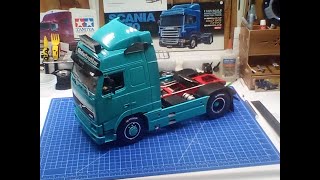 Third truck build Tamiya Volvo FH 12 [upl. by Olimpia]