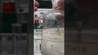 Lead acetate test for sulphide ion [upl. by Delanty91]