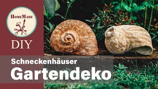 DIY  Gartendeko Schneckenhäuser aus Maschendraht selber machen  Maritime Sommerdeko  Shell craft [upl. by Brinkema941]