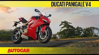 Ducati Panigale V4  India Ride Review  Autocar India [upl. by Bethel376]