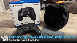 NACON Revolution 5 Pro Controller Unboxing for PS5 PS4 and PC [upl. by Airla224]