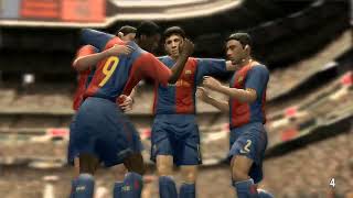 Real Madrid vs FC Barcelona FIFA 07 [upl. by Leander]