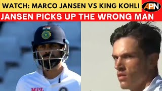 Watch Marco Jansen Starts Cold Stare Battle With Virat Kohli During Ind Vs Sa 3rd Test  IND VS SA [upl. by Attenyt709]